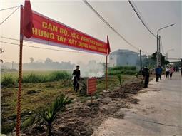 Hơn 550 cán bộ, học viên Trường Quân sự Quân khu tham gia “ngày thứ 7 tình nguyện”